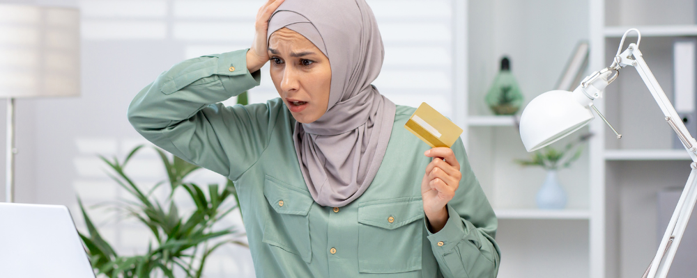 This woman is a victim of a merchant services scam