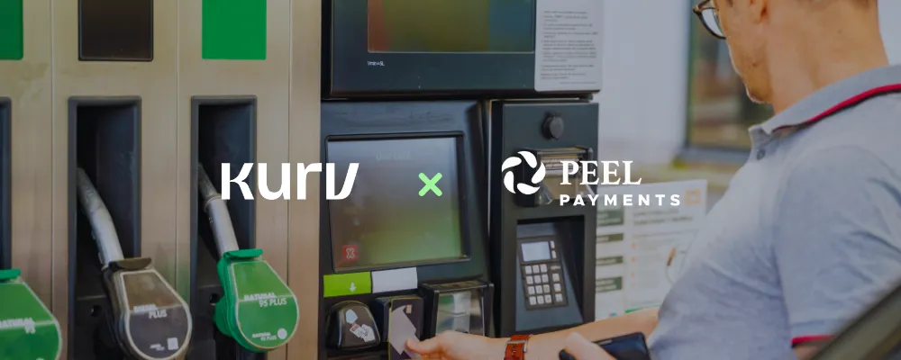 Kurv and Peel Payments logo.
