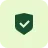 security shield with a checkmark in it