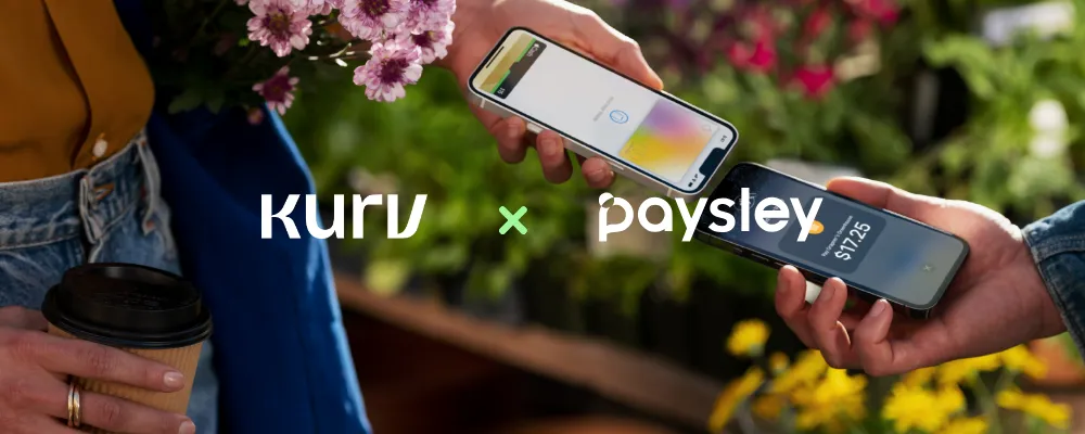 Kurv and Paysley logo.