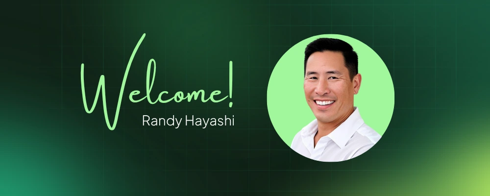 Welcome Randy Hayashi.