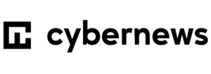 The cyber news logo.