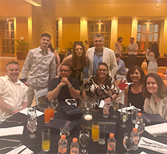 Kurv holiday party group photo.