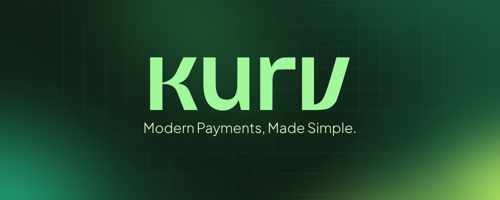 Kurv logo and tagline.