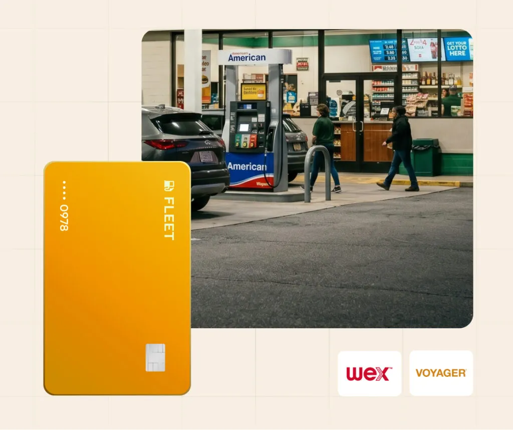 Gas station fleet card processing