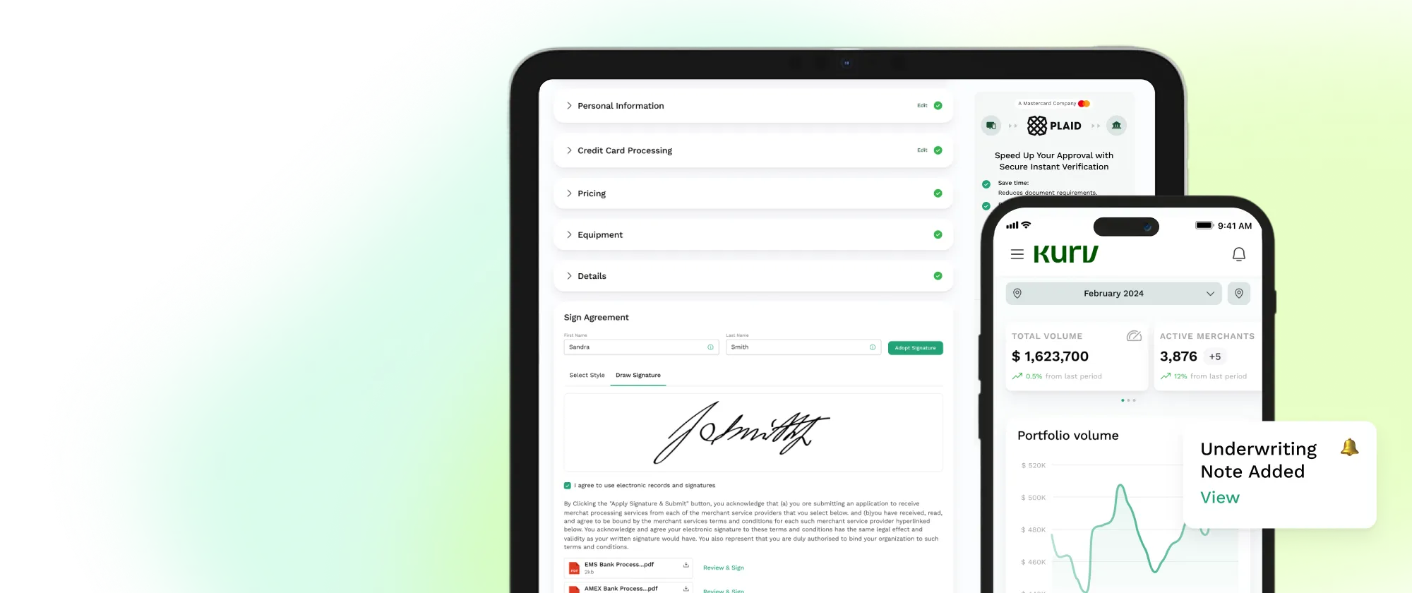 Agent Tablet Dashboard