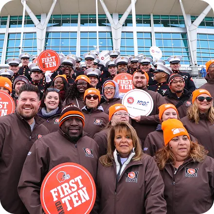 Team at First Ten community event