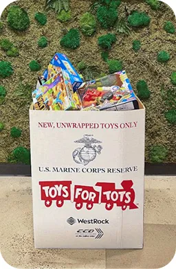 Toys for Tots donation drive